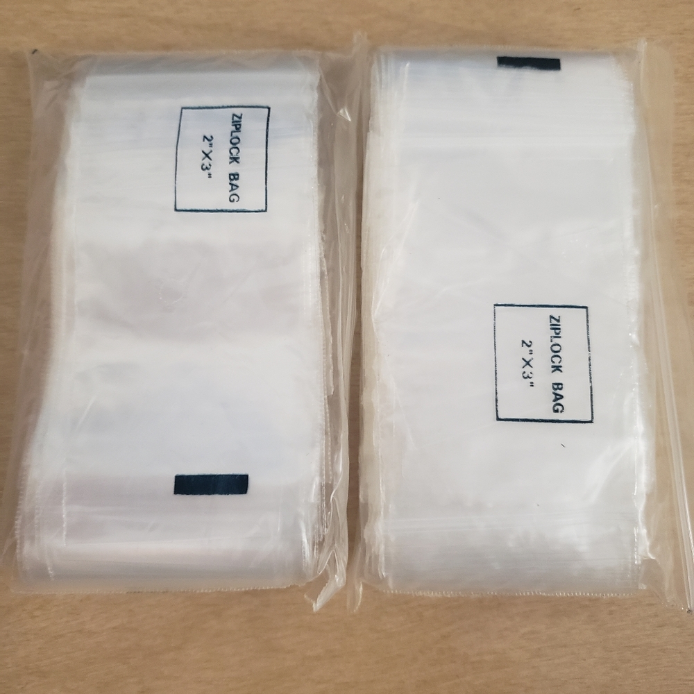 2x3 ziplock bag 200 pieces